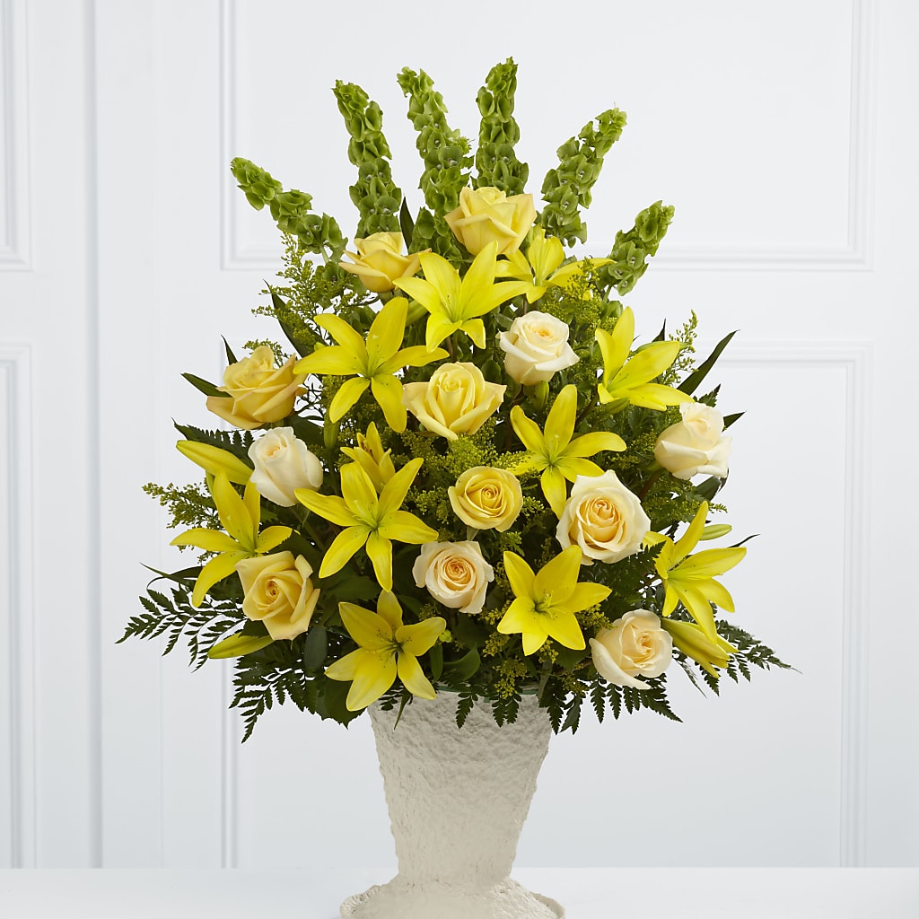 Golden Memories Arrangement – Pt Passionate Florist, Monroe WA