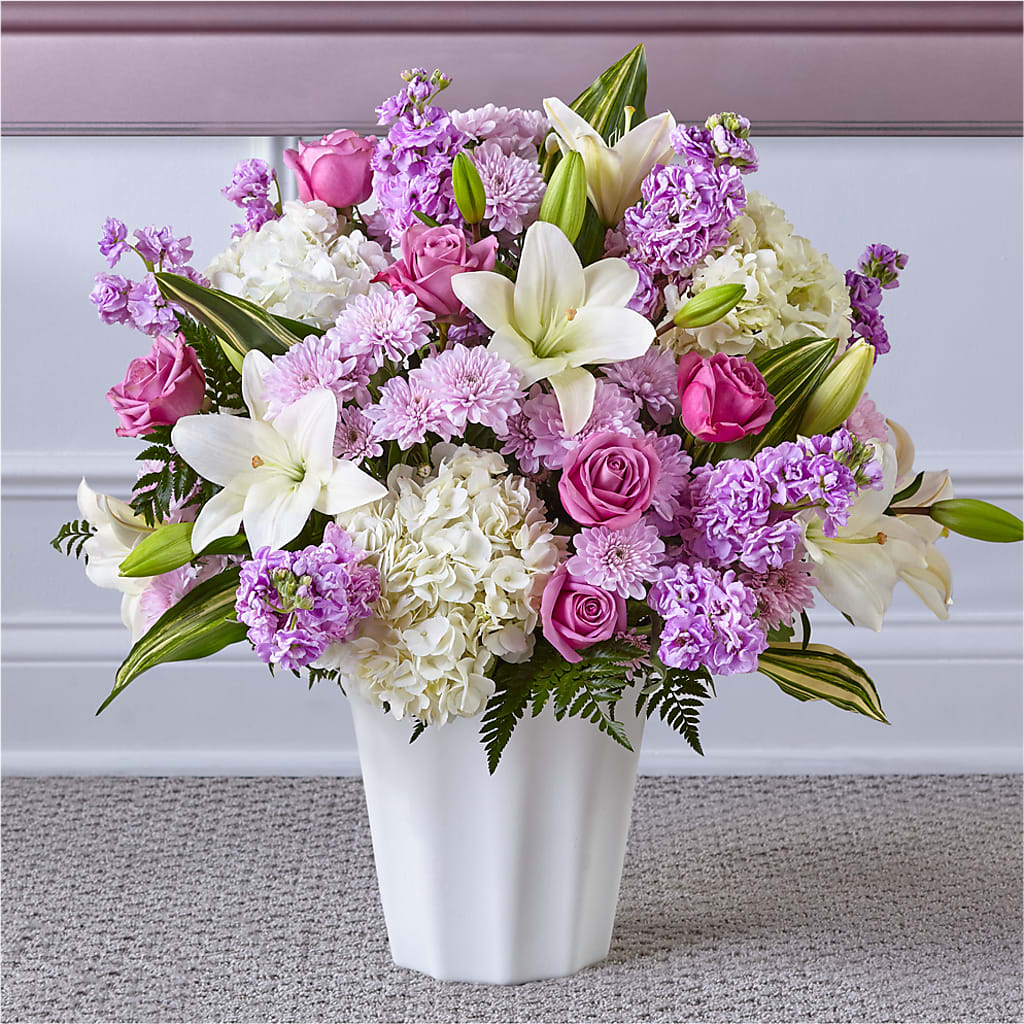 Heaven Sent Floor Basket – Pt Passionate Florist, Monroe WA