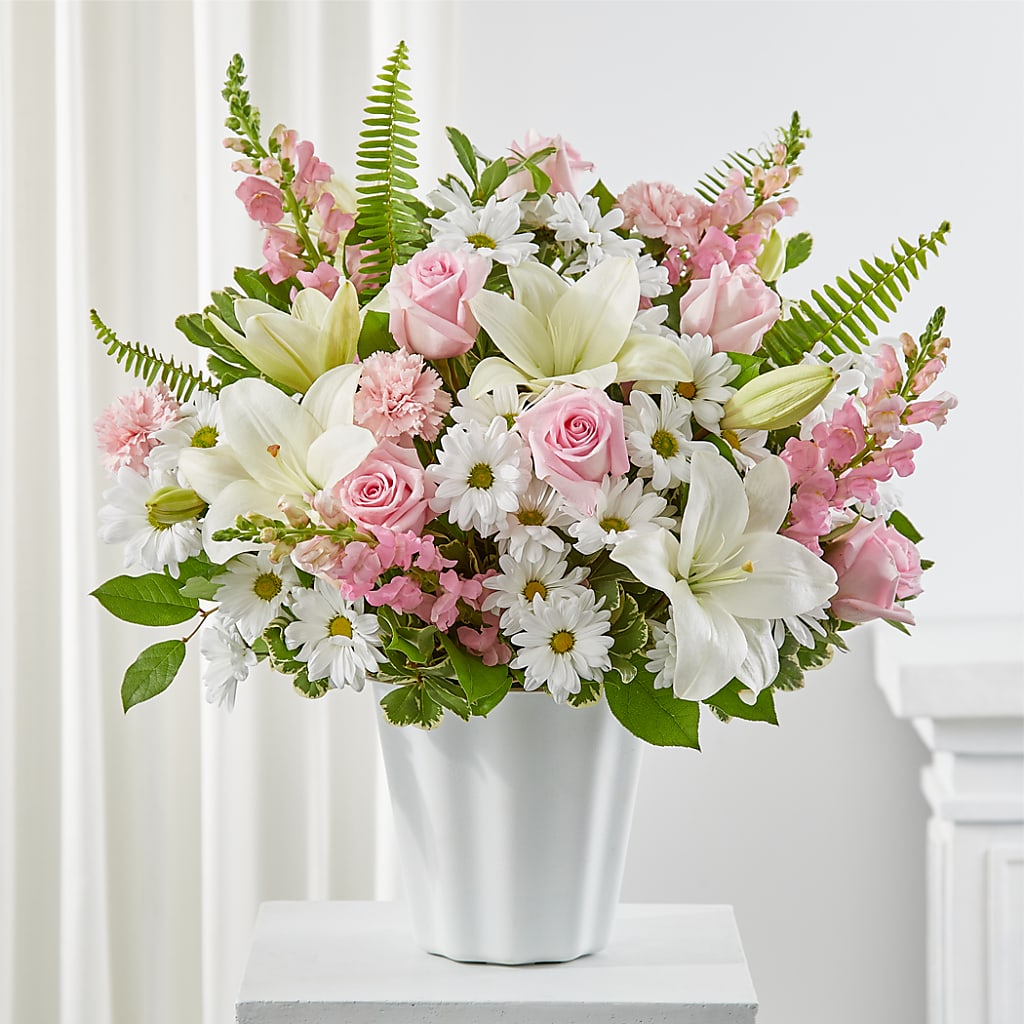 Soft Touch Tabletop Basket – Pt Passionate Florist, Monroe WA