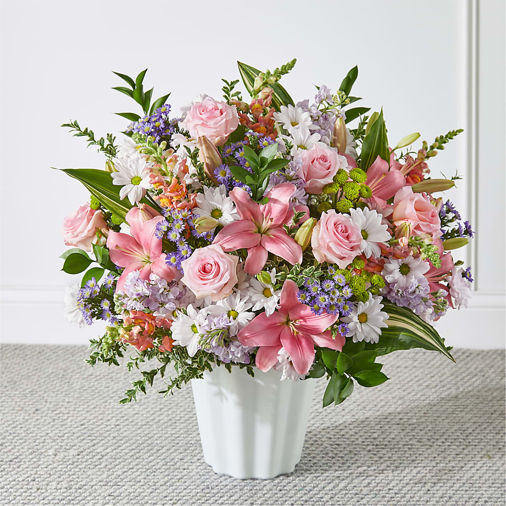 Abundant Compassion Floor Basket – Pt Passionate Florist, Monroe WA