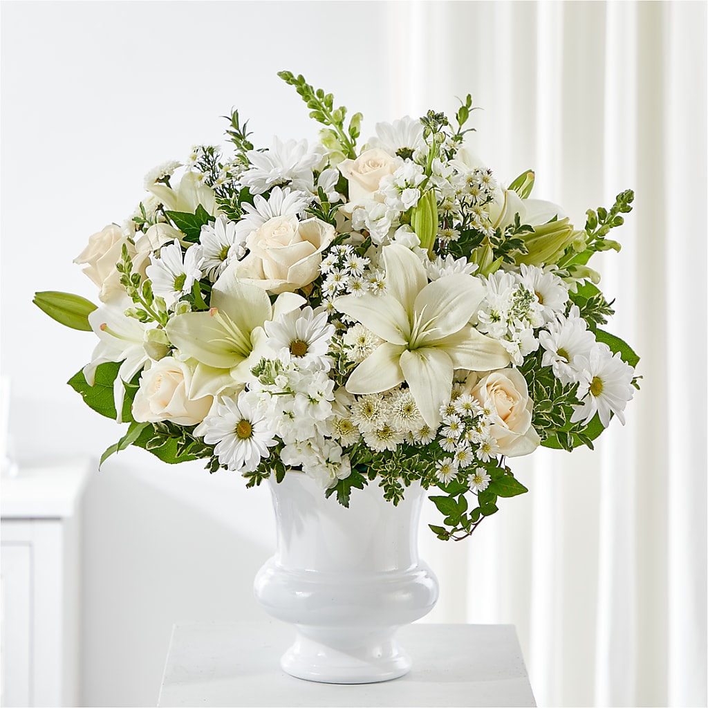 Uplifting Urn Arrangement – Pt Passionate Florist, Monroe WA