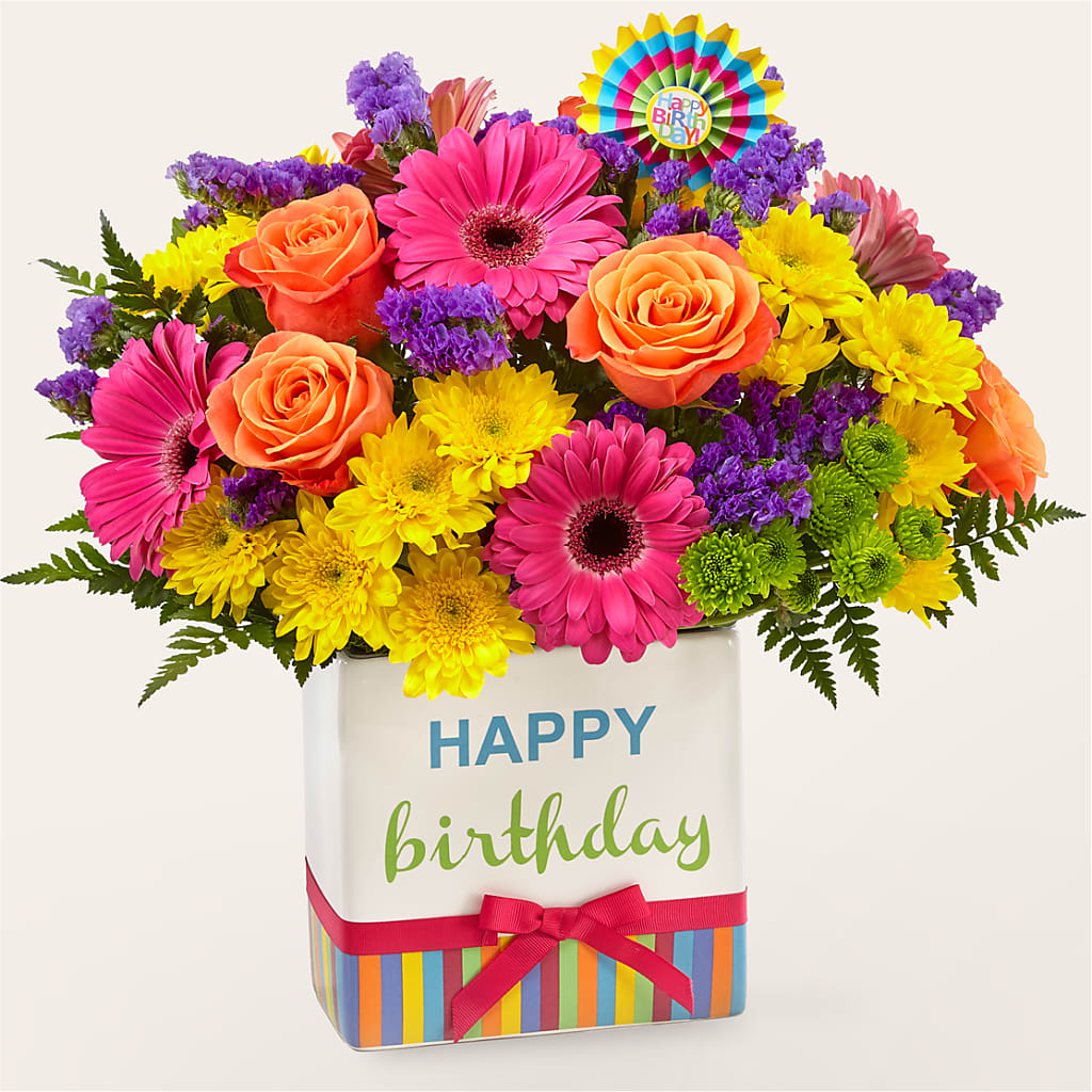 Birthday Brights Bouquet –  Pt Passionate Florist, Monroe WA