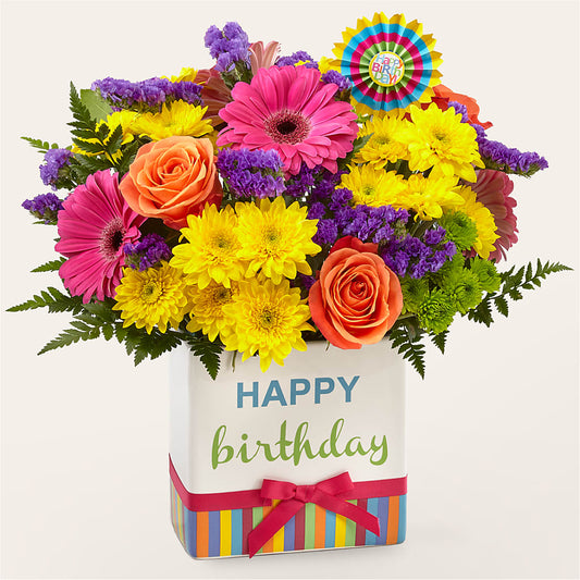 Birthday Brights Bouquet –  Pt Passionate Florist, Monroe WA