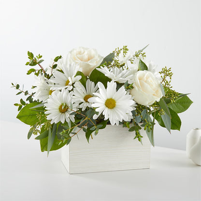 Fresh Linen Box Bouquet –  Pt Passionate Florist, Monroe WA