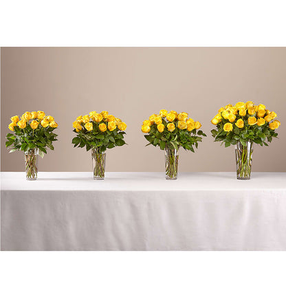 Long Stem Yellow Rose Bouquet –  Pt Passionate Florist, Monroe WA
