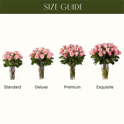 Long Stem Pink Rose Bouquet –  Pt Passionate Florist, Monroe WA