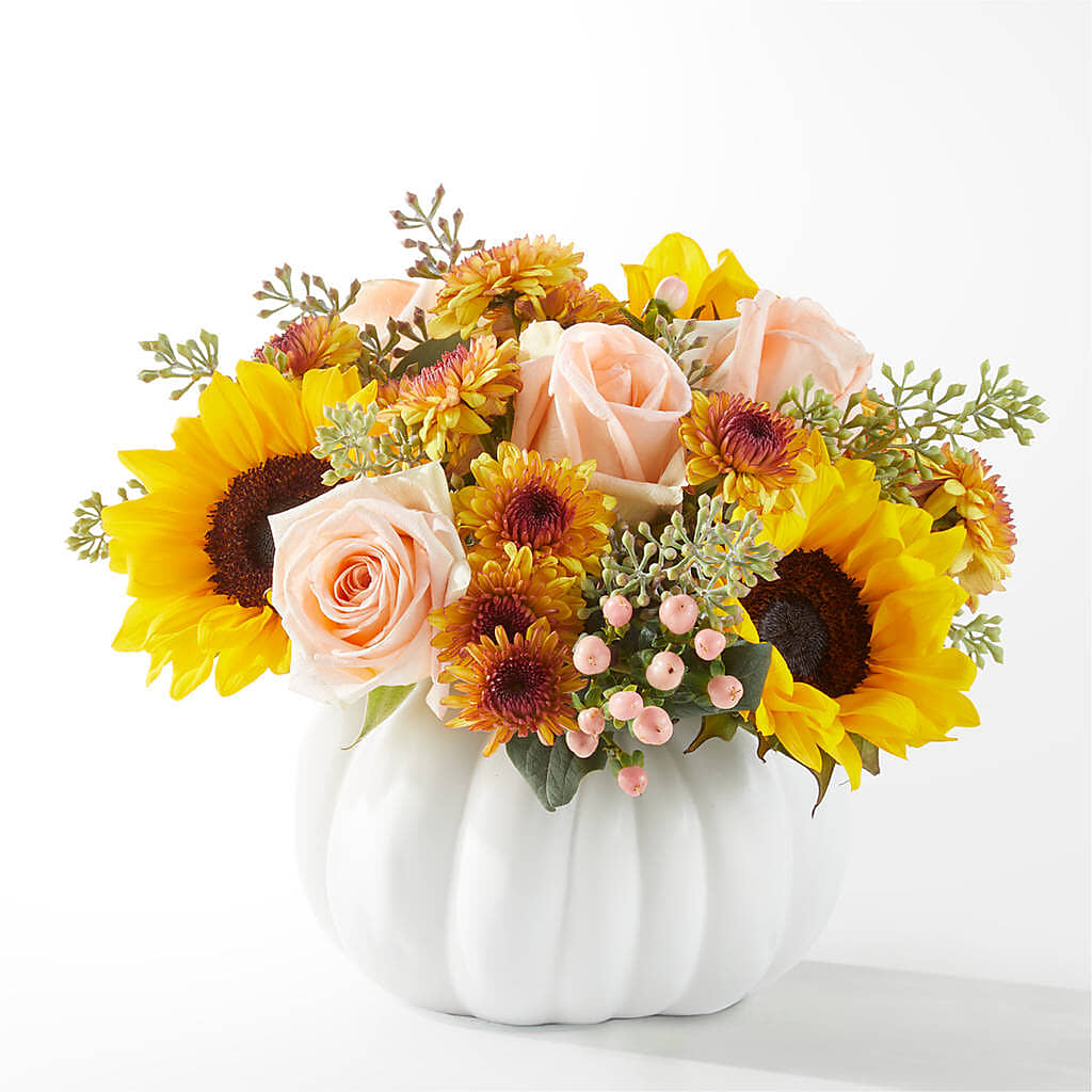 Pumpkin to Talk About Bouquet –  Pt Passionate Florist, Monroe WA