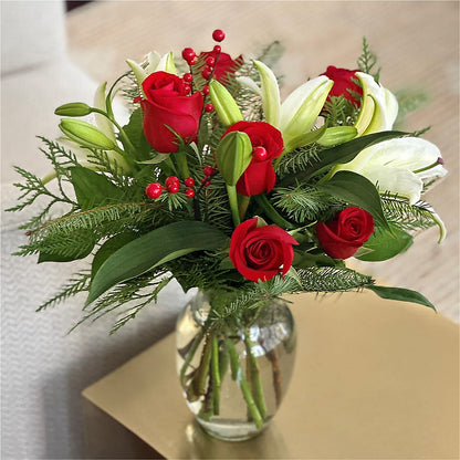 Sparkling Snowflakes Bouquet –  Pt Passionate Florist, Monroe WA