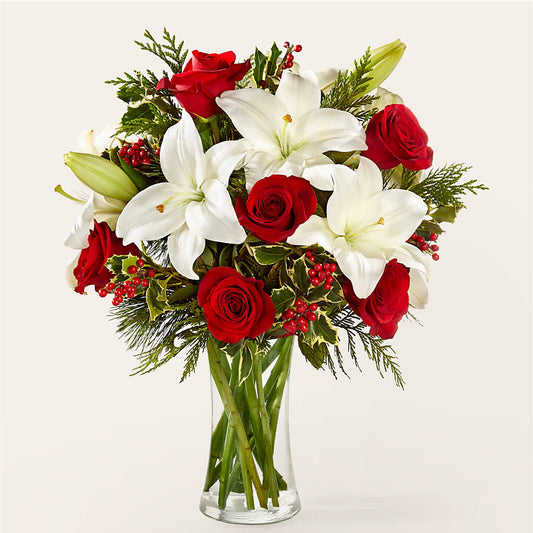 Sparkling Snowflakes Bouquet –  Pt Passionate Florist, Monroe WA