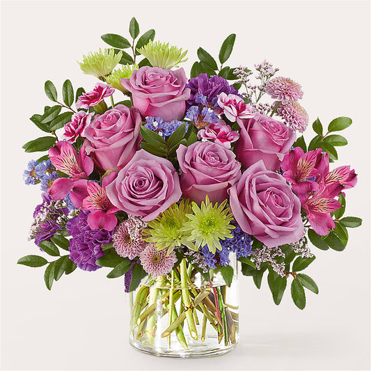 Glass Half Full Bouquet –  Pt Passionate Florist, Monroe WA