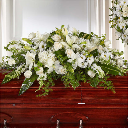 Abundance Casket Spray –  Pt Passionate Florist, Monroe WA