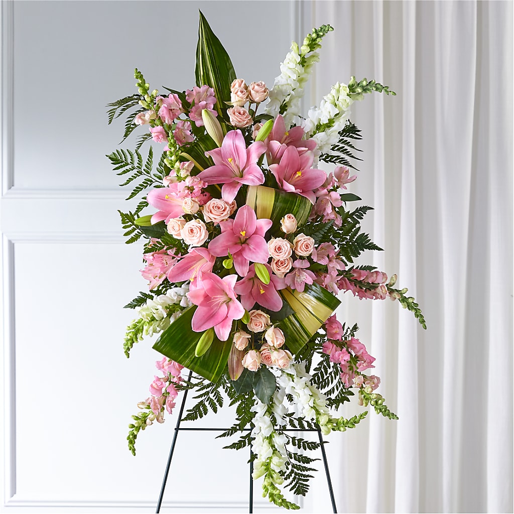Elegant Embrace Standing Spray –  Pt Passionate Florist, Monroe WA