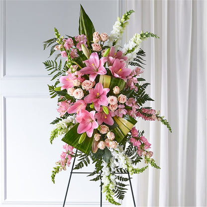 Elegant Embrace Standing Spray –  Pt Passionate Florist, Monroe WA