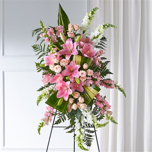 Elegant Embrace Standing Spray –  Pt Passionate Florist, Monroe WA