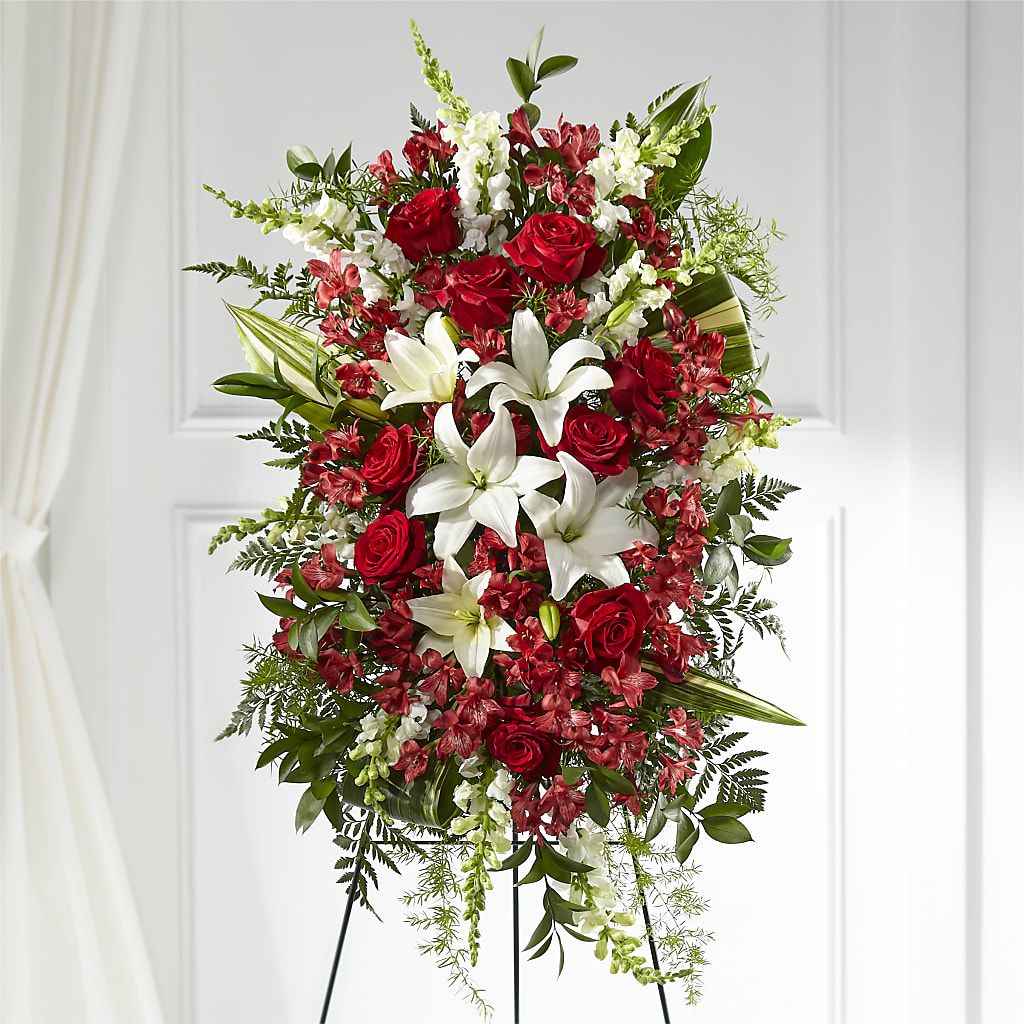 Everlasting Memory Standing Spray –  Pt Passionate Florist, Monroe WA