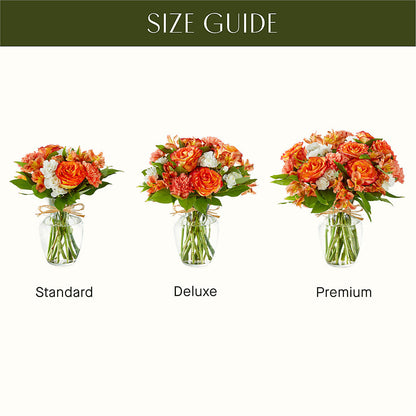 Apricot Glow Bouquet –  Pt Passionate Florist, Monroe WA
