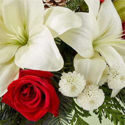 Seasonal Festivities Centerpiece –  Pt Passionate Florist, Monroe WA