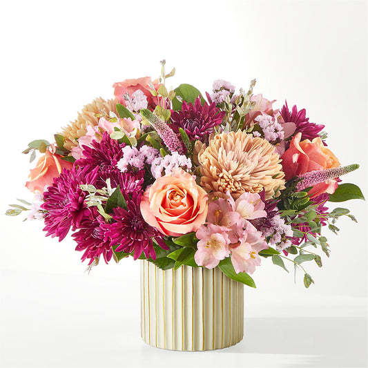 Berry Cobbler Bouquet with Ivory Vase –  Pt Passionate Florist, Monroe WA