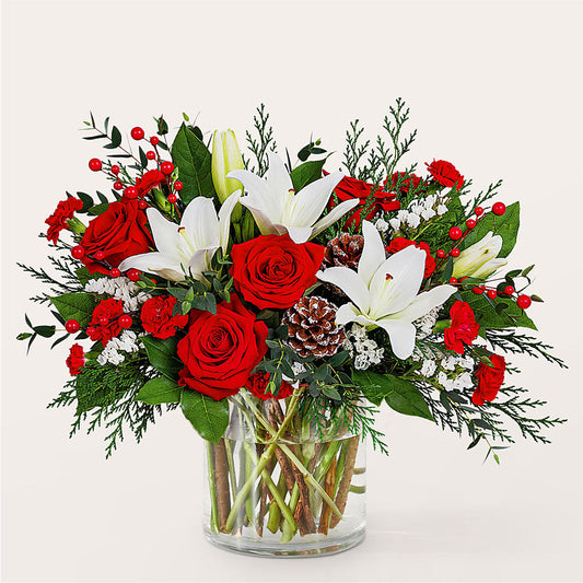 Best in Snow Bouquet –  Pt Passionate Florist, Monroe WA